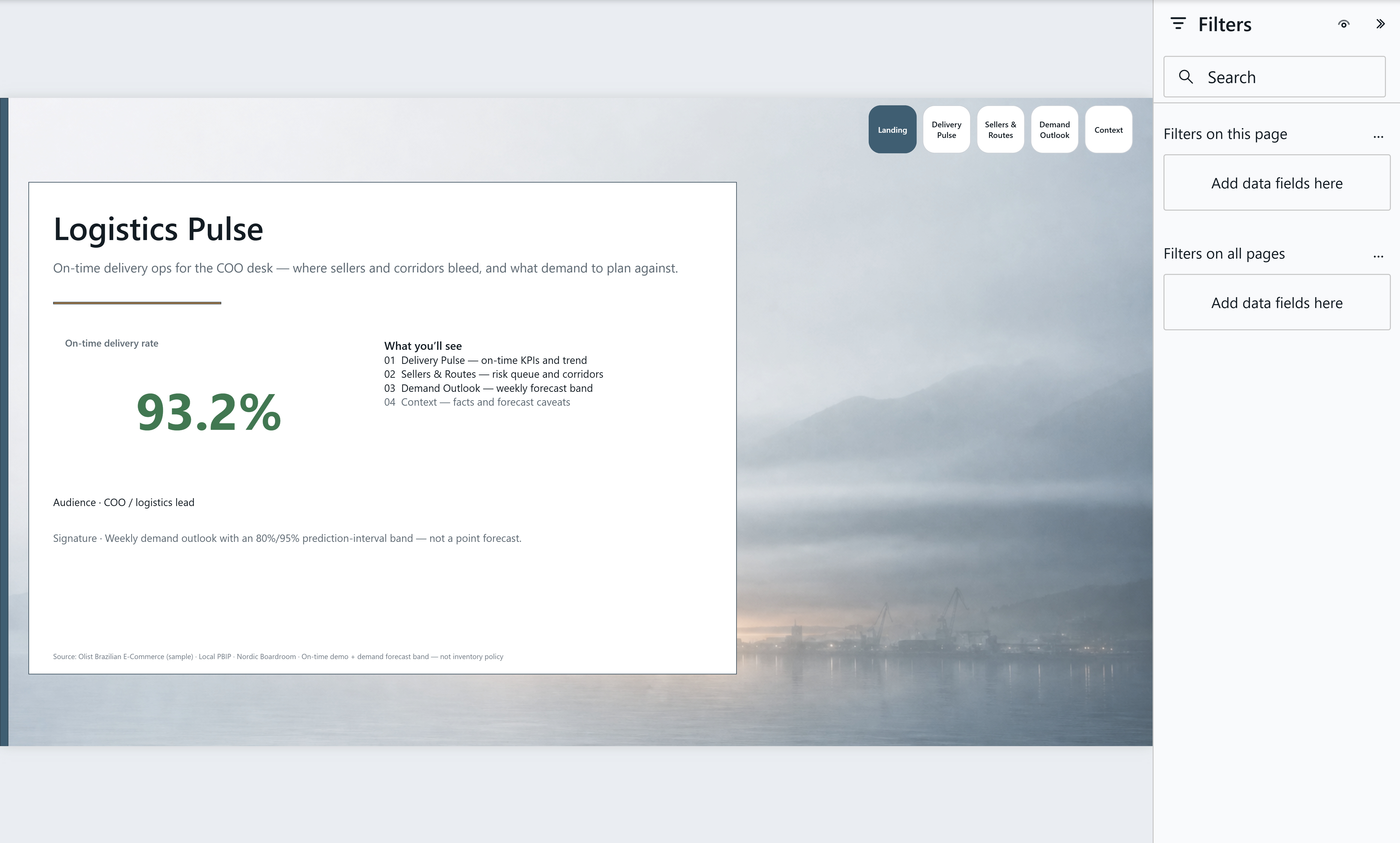 Logistics Pulse — Landing